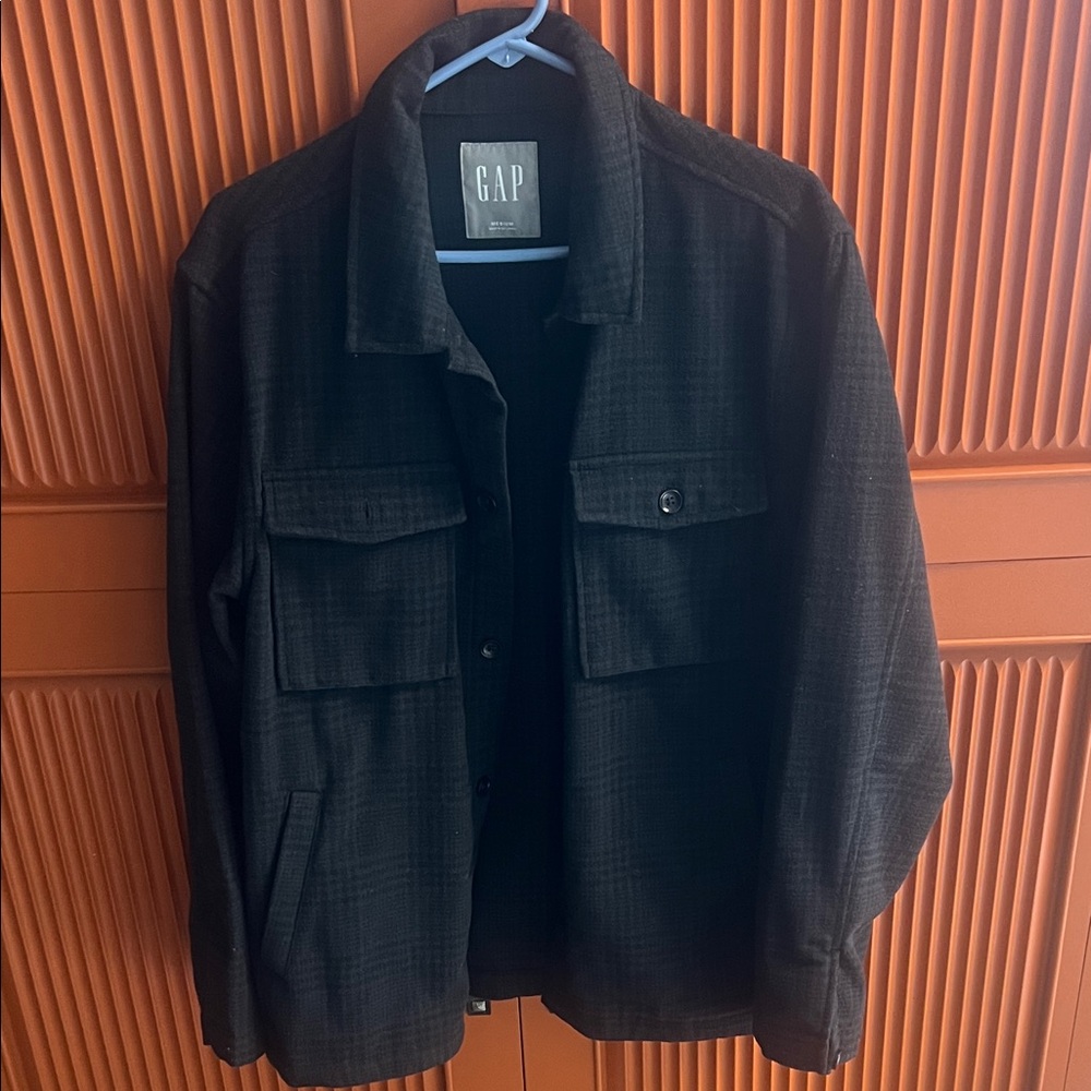 GAP Men's Charcoal Shirt Jacket